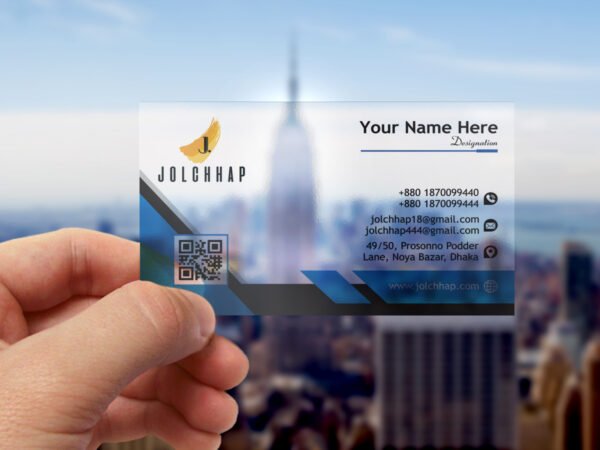 Premium Transparent Business Card