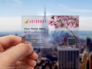 Premium Transparent Business Card