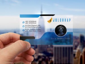 Premium Transparent Business Card