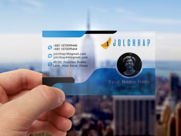 Premium Transparent Business Card