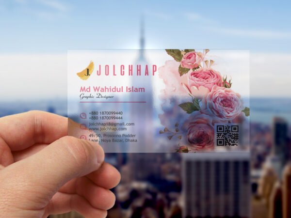 Premium Transparent Business Card