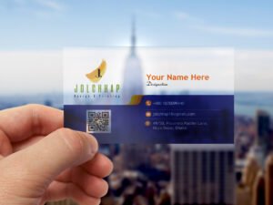 Premium Transparent Business Card