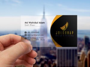 Premium Transparent Business Card