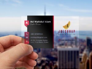 Premium Transparent Business Card