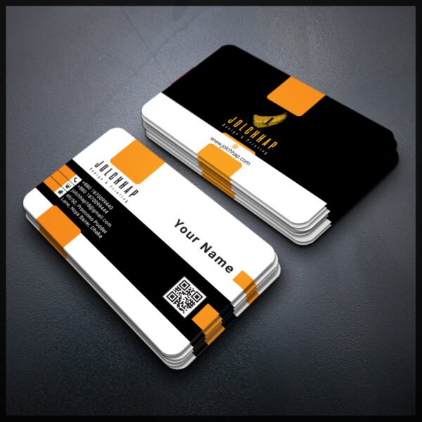 Back To Back Round Cutting Business Card
