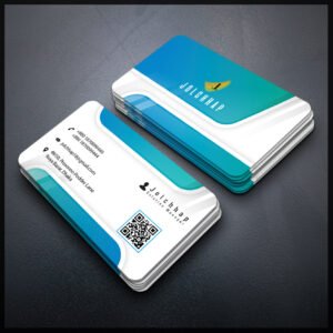 Back To Back Round Cutting Business Card