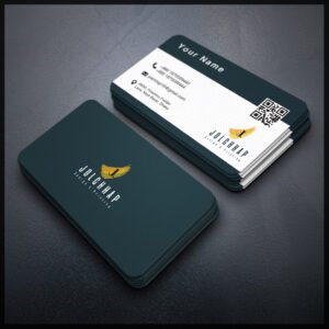 Back To Back Round Cutting Business Card