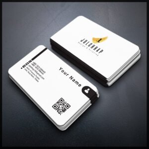 Back To Back Round Cutting Business Card
