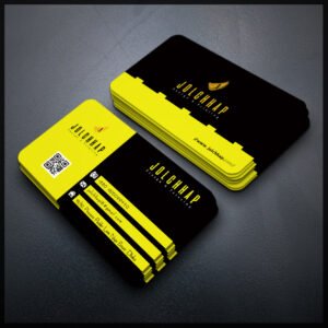 Back To Back Round Cutting Business Card