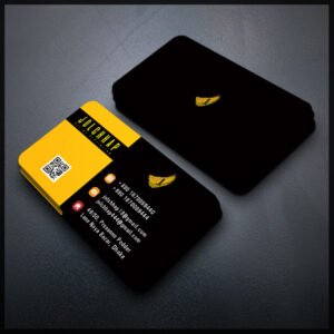 Back To Back Round Cutting Business Card