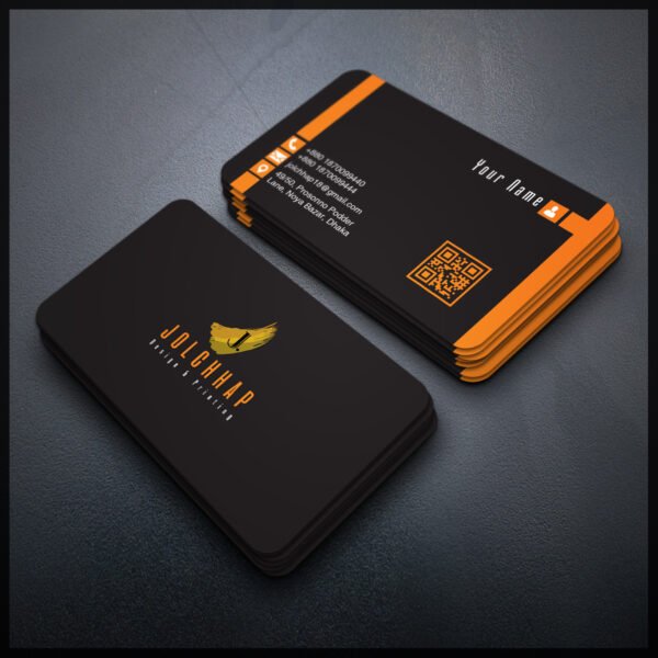 Back To Back Round Cutting Business Card