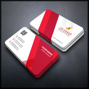 Back To Back Round Cutting Business Card