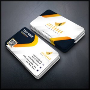 Back To Back Round Cutting Business Card