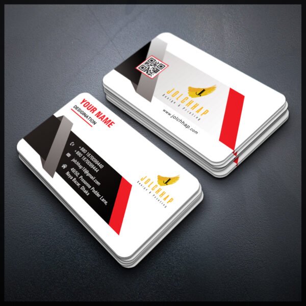 Back To Back Round Cutting Business Card