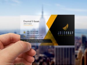 Premium Transparent Business Card
