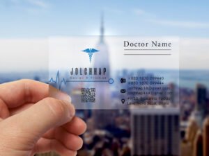Premium Transparent Business Card