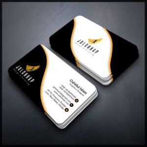 Back To Back Round Cutting Business Card