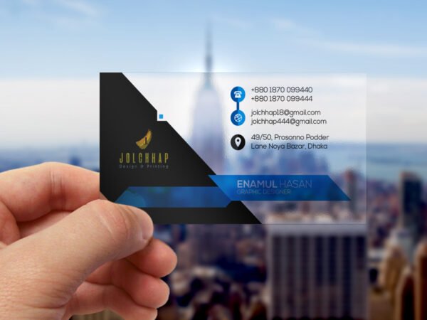 Premium Transparent Business Card