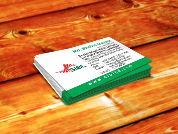 Glossy Lamination Visiting Card