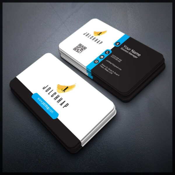 Back To Back Round Cutting Business Card