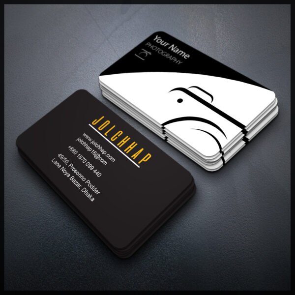 Back To Back Round Cutting Business Card
