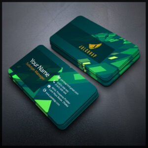 Back To Back Round Cutting Business Card