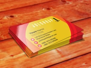 Glossy Lamination Visiting Card
