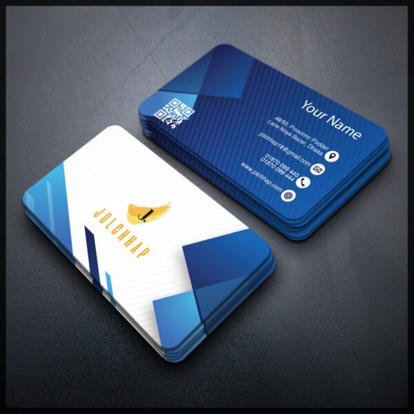 Back To Back Round Cutting Business Card