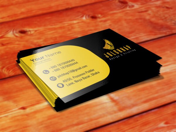 Glossy Lamination Visiting Card