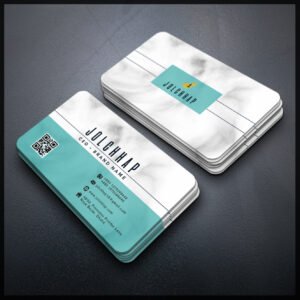 Back To Back Round Cutting Business Card