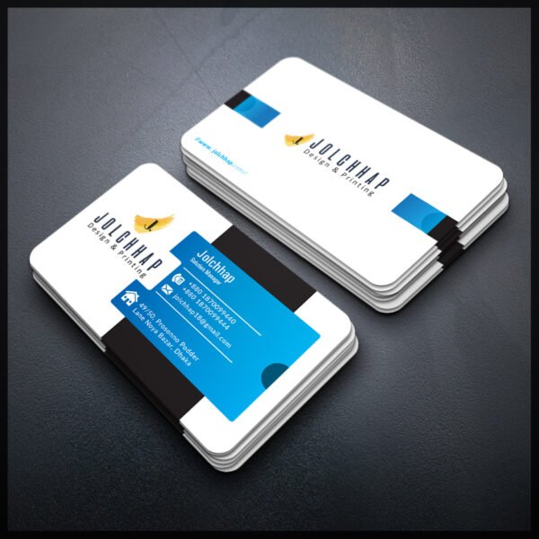 Back To Back Round Cutting Business Card