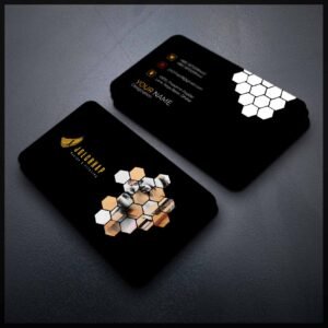 Back To Back Round Cutting Business Card