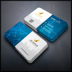 Back To Back Round Cutting Business Card