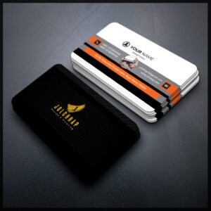 Back To Back Round Cutting Business Card