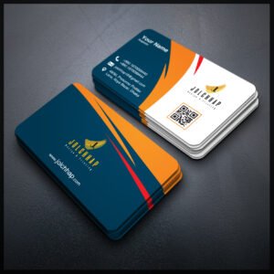 Back To Back Round Cutting Business Card