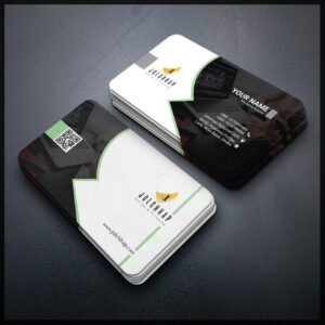 Back To Back Round Cutting Business Card