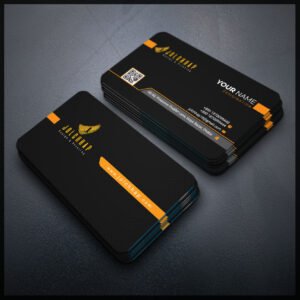Back To Back Round Cutting Business Card