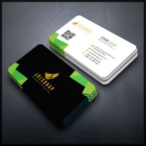 Back To Back Round Cutting Business Card