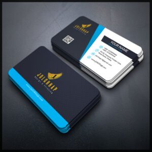 Back To Back Round Cutting Business Card