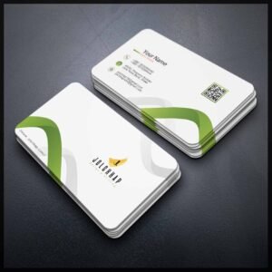 Back To Back Round Cutting Business Card