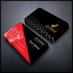 Back To Back Round Cutting Business Card