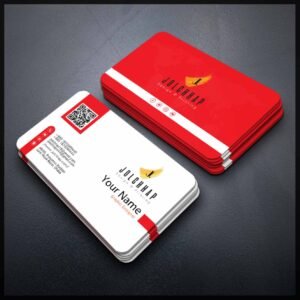 Back To Back Round Cutting Business Card