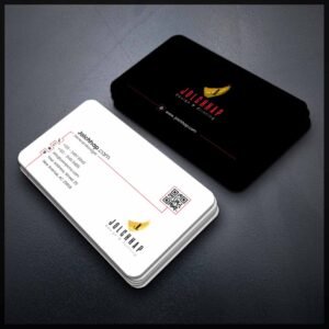 Back To Back Round Cutting Business Card