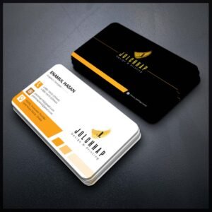 Back To Back Round Cutting Business Card