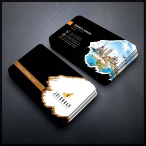 Back To Back Round Cutting Business Card