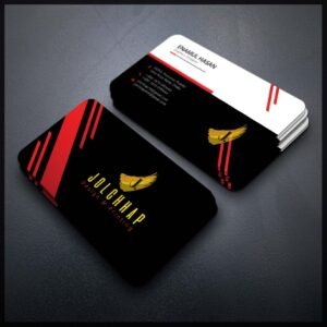 Back To Back Round Cutting Business Card