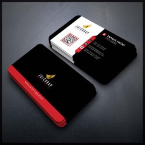 Back To Back Round Cutting Business Card