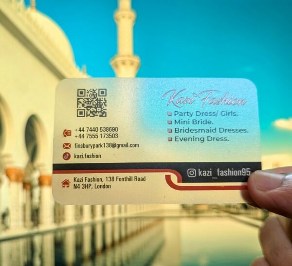 Premium Transparent Business Card - Image 4