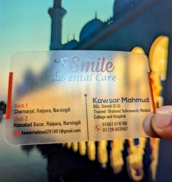 Premium Transparent Business Card - Image 8